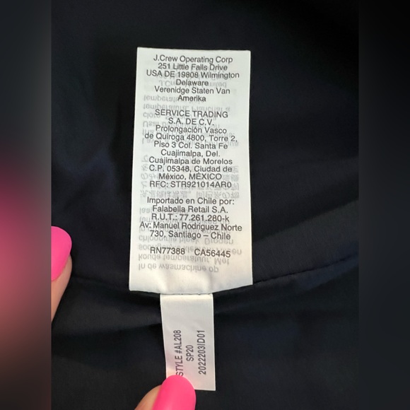 π π΅ NWOT J.CREW Navy Scalloped Hem Pencil Skirt | Womenβs Sz 0 - Picture 9 of 9